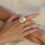 Charis Gold Parel Ring